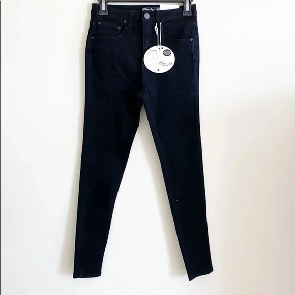 blue age Denim - Blue age high rise curve control Black Skinny Jeans